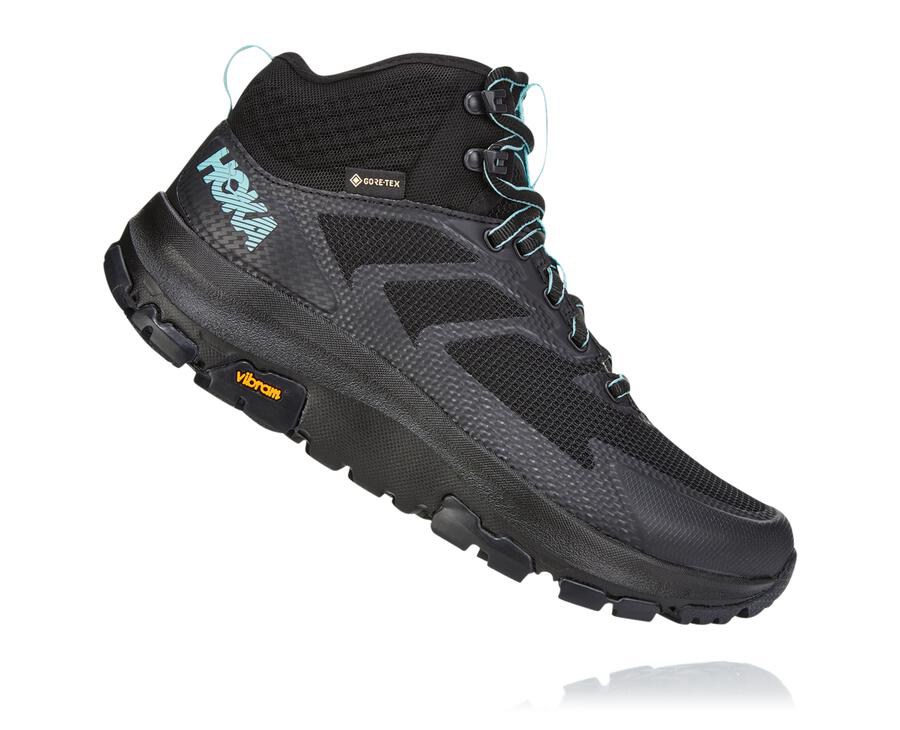 Hoka One One Turisticke Topanky Damske Čierne - Toa GORE-TEX - 41325-PTBX